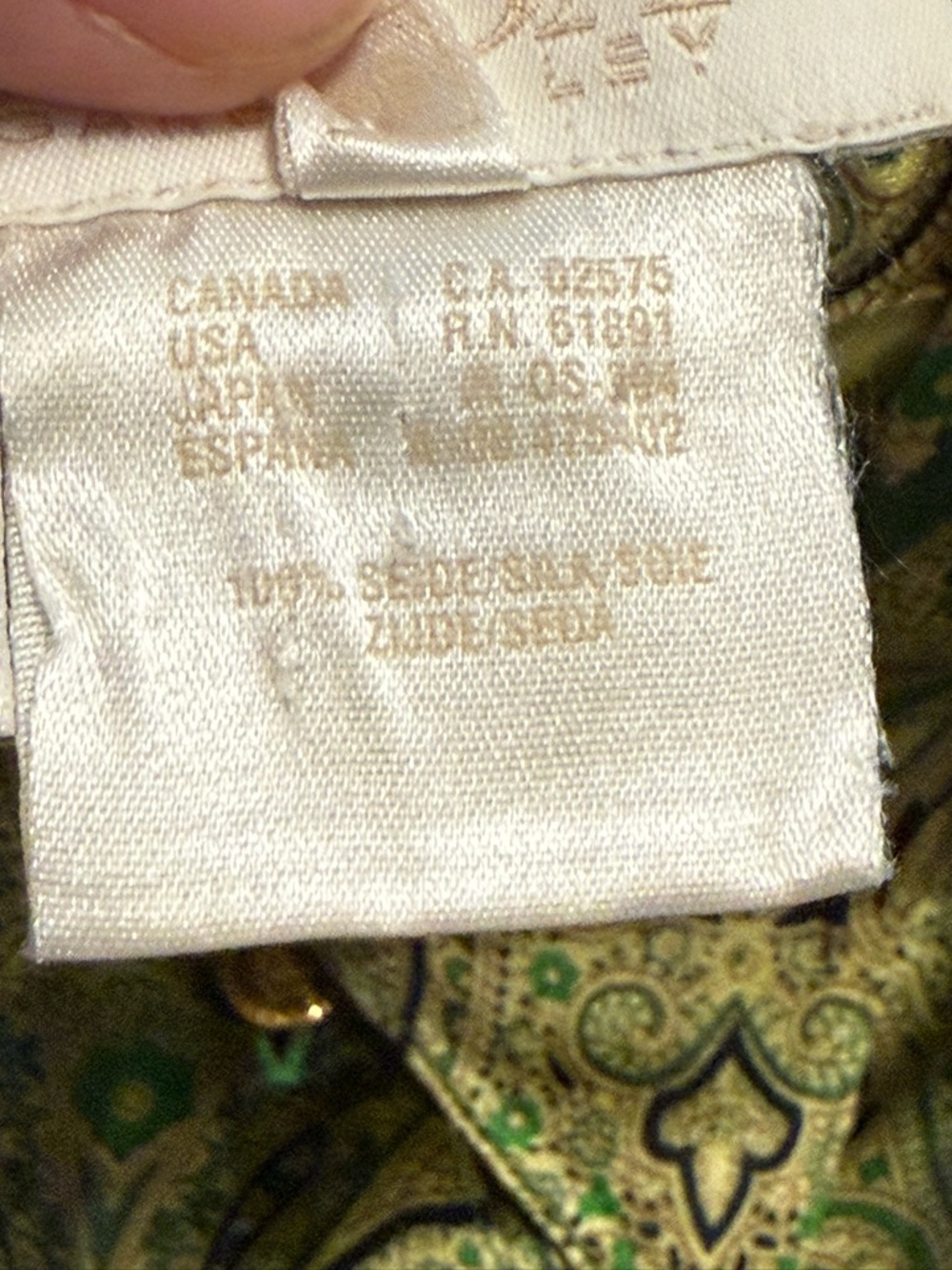 Escada By Margaretha Ley Vintage silk blouse Size 38 - Picture 10 of 15